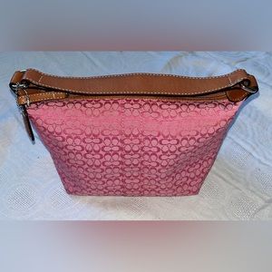 Baby pink coach mini bag